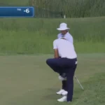 Lucas Glover ofrece una divertida explicación sobre el vídeo viral en el que se le ve quitándose los zapatos de golf durante el 3M Open