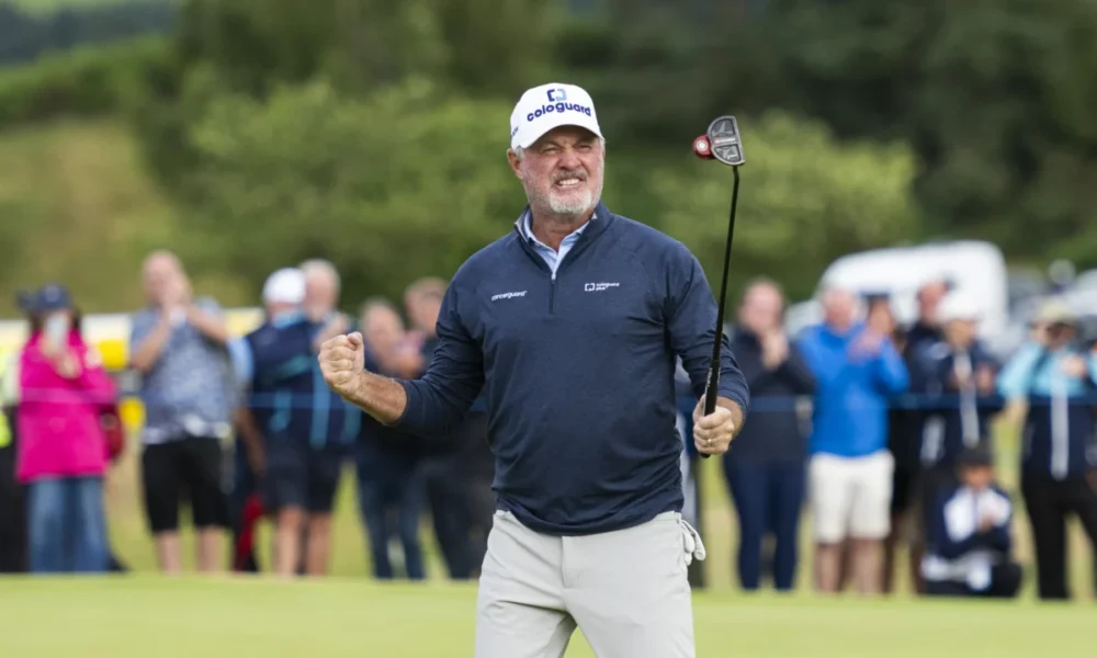 Jerry Kelly se hace con su tercer gran torneo para veteranos tras una emotiva victoria en el Senior British Open