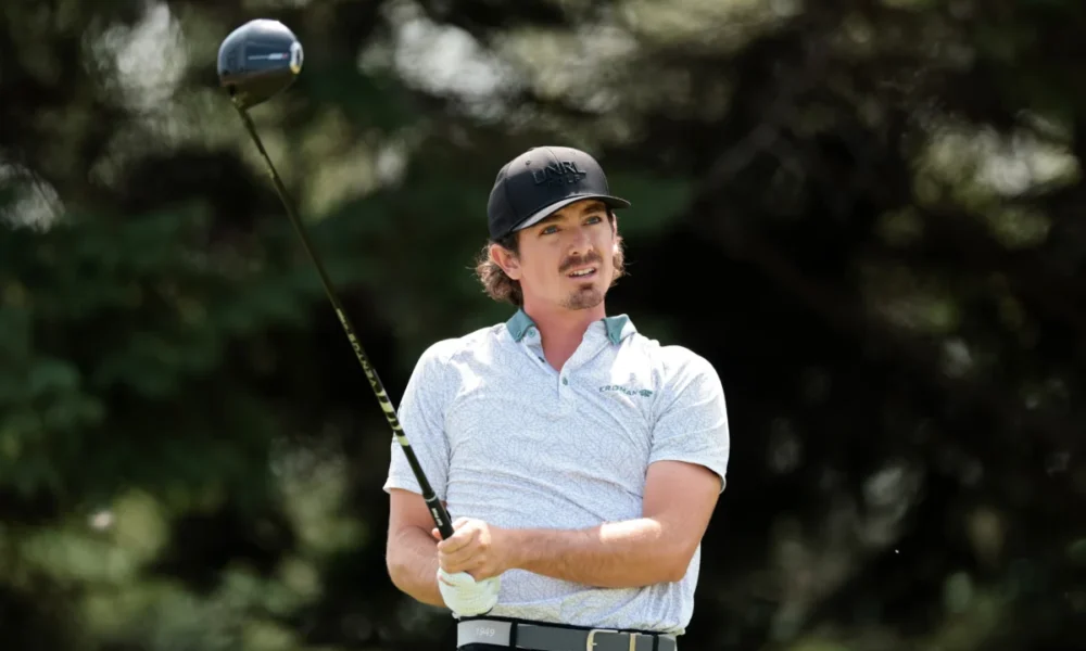 Muzzy Donohue, uno de los aspirantes al título del fin de semana del PGA Tour, es la historia más sorprendente de esta temporada