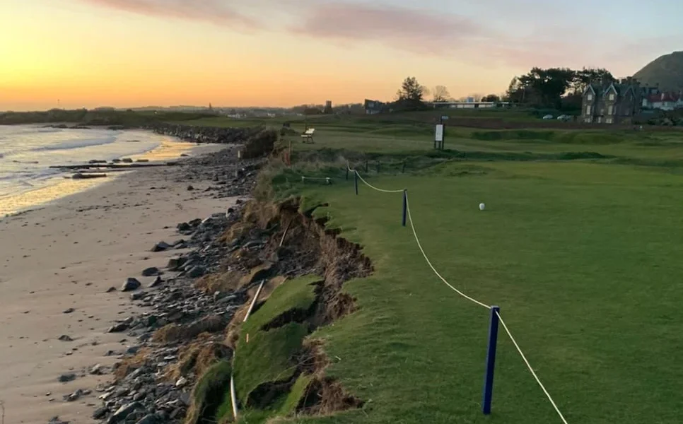 Se están llevando a cabo trabajos para salvar el Club de Golf de North Berwick