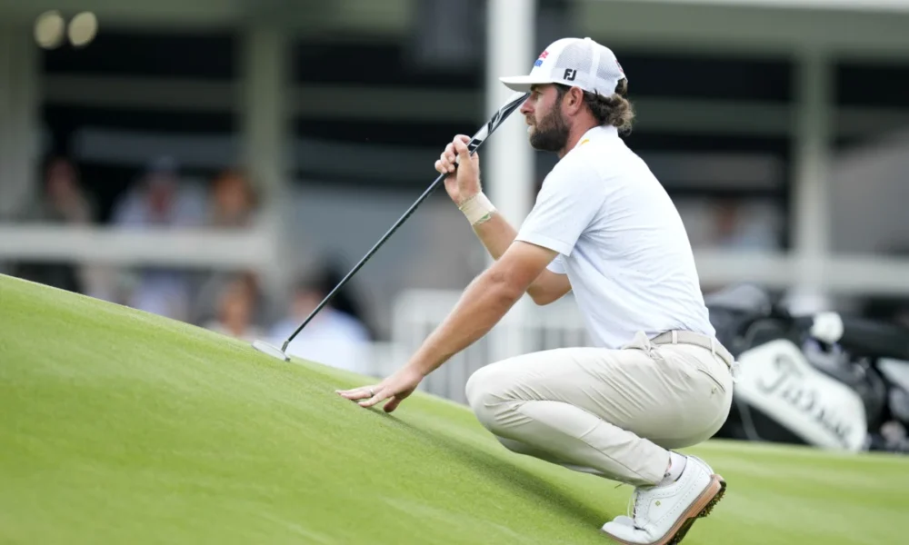 A Cameron Young le encanta jugar en solitario, y eso quedó muy claro durante la ronda de 62 que hizo en East Lake.