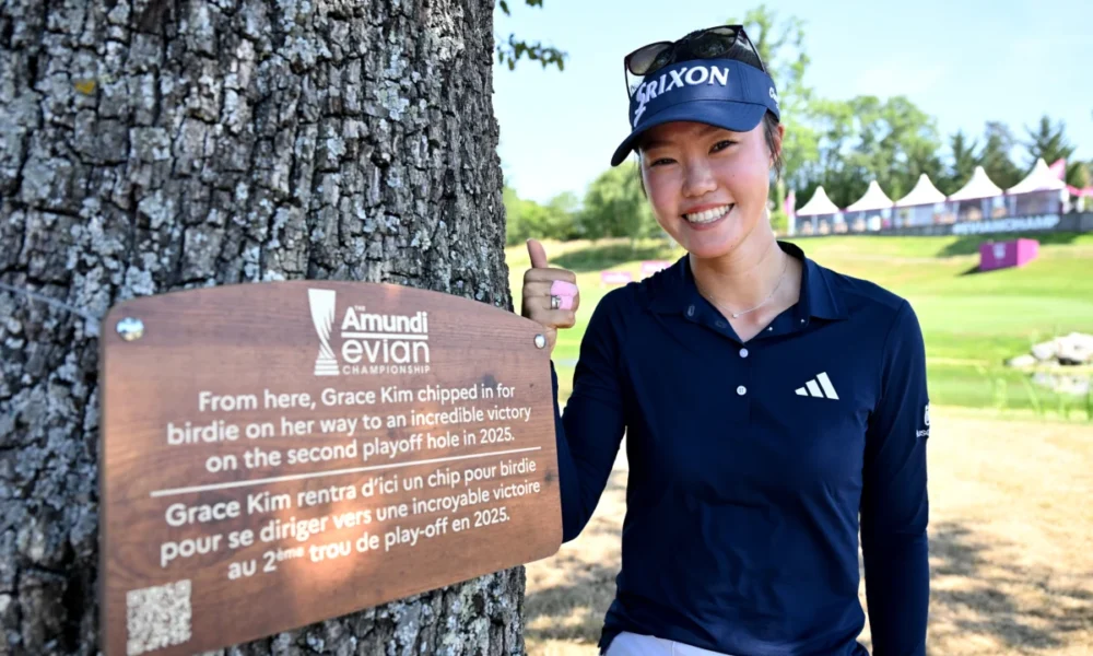 Todo el mundo quiere imitar el increíble golpe de Grace Kim en Evian... excepto la propia Grace Kim