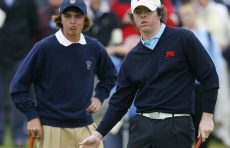 Así eran los profesionales del circuito cuando jugaban en la Walker Cup