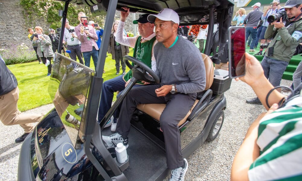 ¿Sigue siendo capaz Tiger Woods de conducir un carrito de golf drive? La pregunta deja perplejo al fiscal general durante una rueda de prensa
